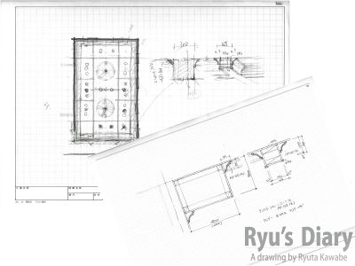 ハワイ・ヴィラ様式の家4-吹抜け天井に息吹を与える1